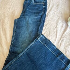 Judy Blue Deep Indigo Wide Leg Jeans